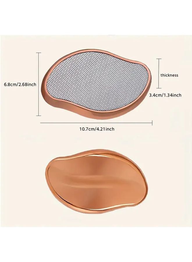 Blue Crystal Hair Removal Tool 2pcs Painless Exfoliation Reusable Waterproof For Body - Image 3